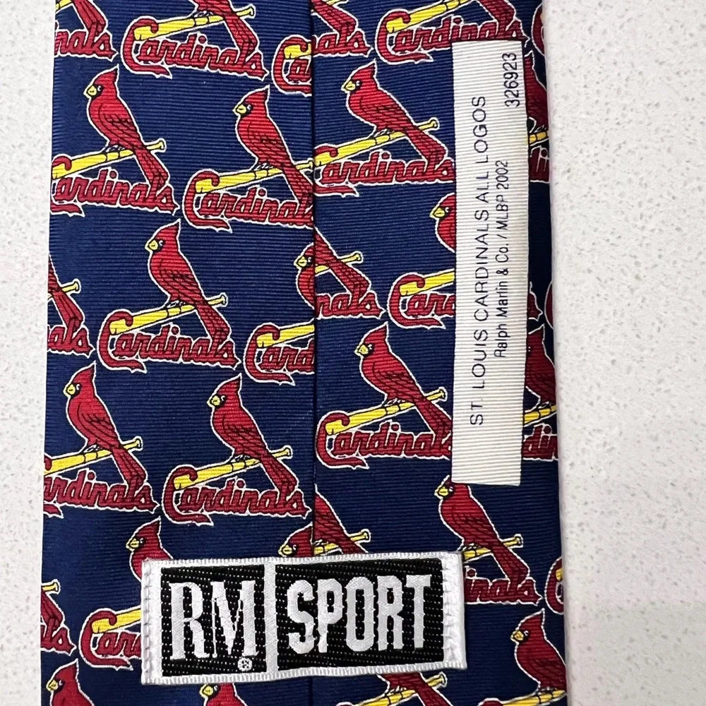 2002 Major League Baseball MLB St Louis‎ Cardinals Silk Necktie